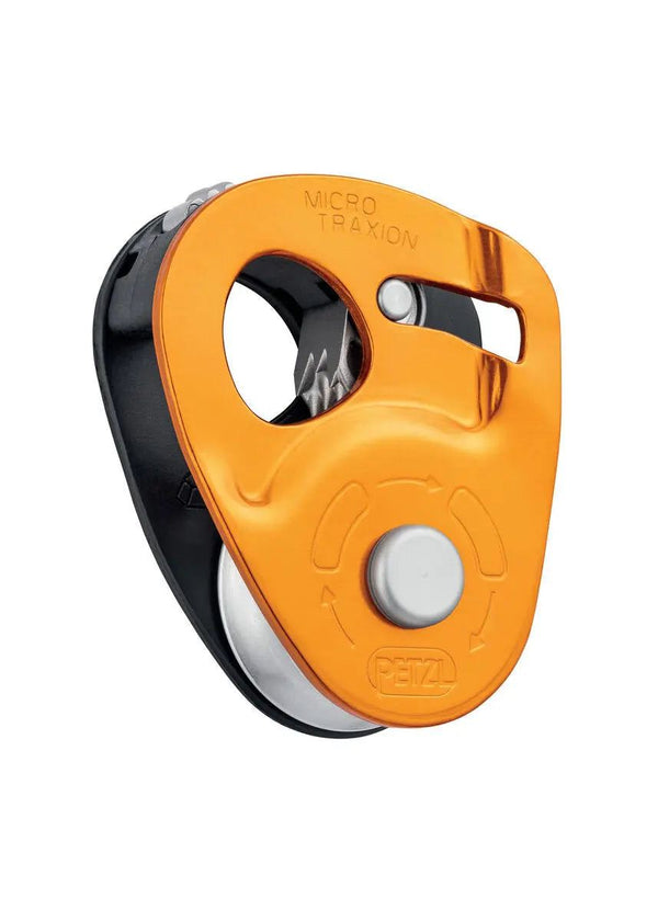 PETZL Micro Traxion lightweight high-efficiency progress-capture pulley for rescue and hauling