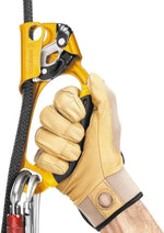 Petzl Ascension Ascender yellow right-hand ergonomic rope ascender for climbing and rigging