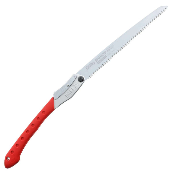 Silky Professional BIGBOY Folding Saw 360mm with large teeth and red rubberized handle for precise cutting