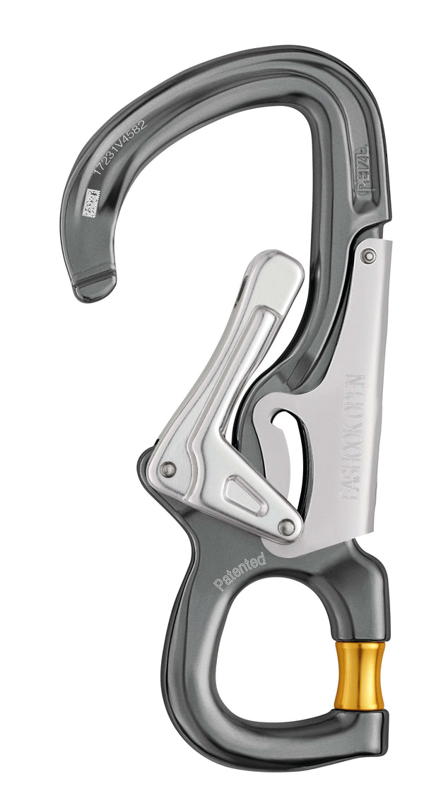 Petzl EASHOOK Open Connector - Gray/Yellow Petzl