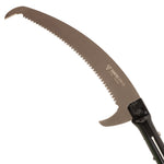 Notch Sentei 15.4" (390mm) hard chrome-plated pole saw blade on quick-connect saw head