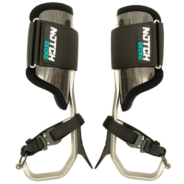 Notch Gecko Aluminum 3.0 Climbers, pair shown at a three-quarter angle