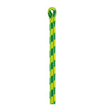 Petzl Control 12.5mm tree care arborist rope with 24-strand construction and spliced eye in green and orange colors