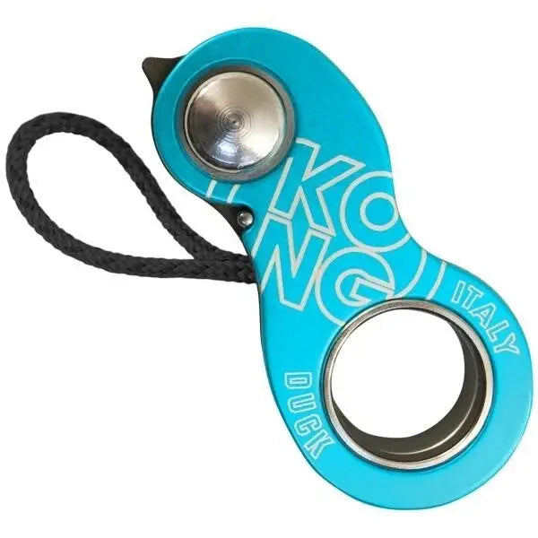 Kong Italy Duck Rope Clamp - Cyan/Black Kong
